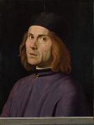 Lorenzo  Costa Portrait of Battista Fiera Spain oil painting artist